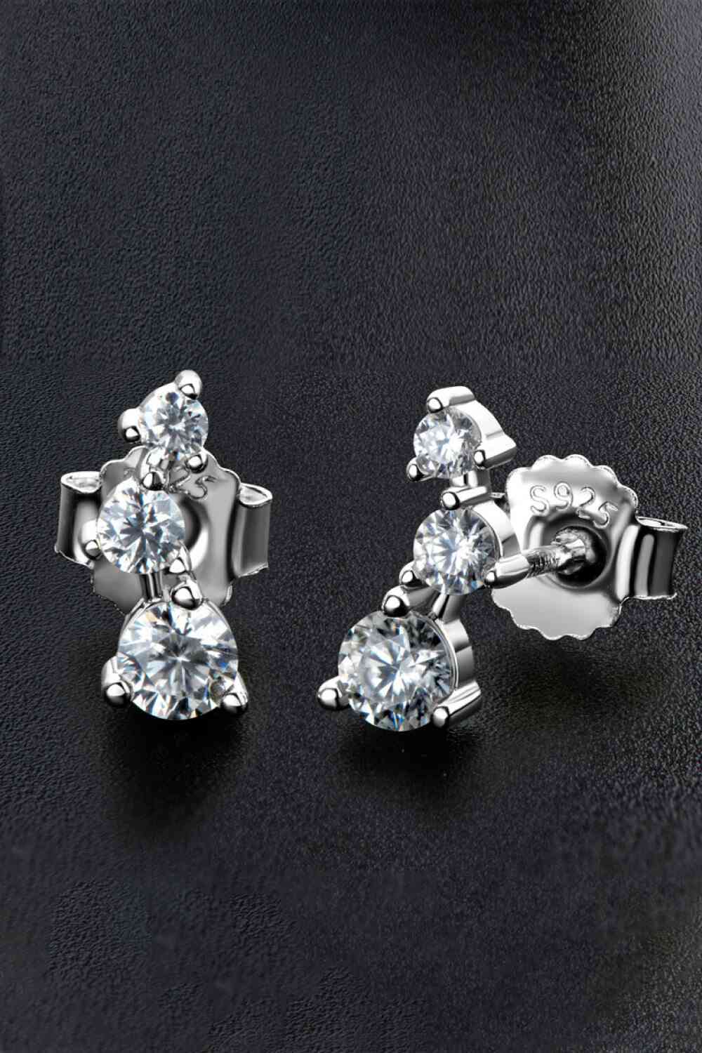 Eliana - Adored Your Way Moissanite Stud Earrings